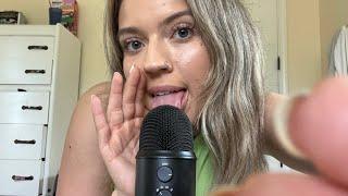 ASMR PURE MOUTH SOUNDS- NO TALKING mic Llcking tongue flutters lip smacking +lots more