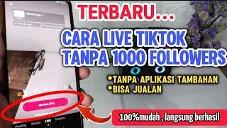 Cara Live Tiktok Tanpa 1000 Followers 2024  Live Dapet uang