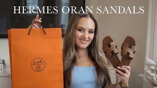 HERMES ORAN SANDALS  unboxing review and first impression