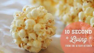 How to Make Popcorn Balls  10 Second Living