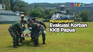 Proses Evakuasi Korban dari Serangan KKB Papua