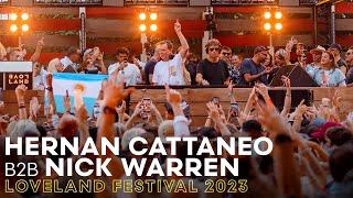 HERNAN CATTANEO & NICK WARREN at LOVELAND FESTIVAL 2023  AMSTERDAM