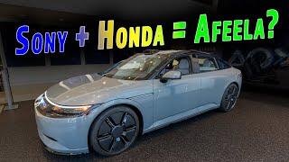 The 2026 Sony Honda Afeela Is Half Honda Half Sony And All In On HUGE Screens