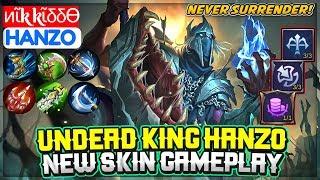 Undead King Hanzo New Skin Gameplay  Top Global Hanzo  ͷῖk kῖδδϴ - Mobile Legends