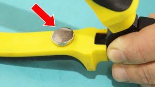 Genius Method Upgrade Your Pliers with a Magnet in 5 Minutes