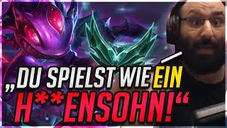 DU spielst wie EIN H**ENSOHN SILPHI ist TILTED? Plat Mid Coaching  League of Legends Deutsch