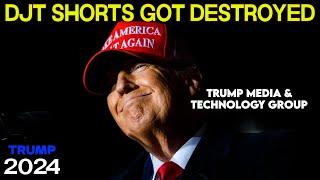 DJT STOCK ANALYSIS  #trump2024 #trump news #biden #shortsqueeze #shorts #rondesantis #dwac #DJT