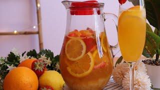 Cómo hacer SANGRÍA DE CAVA Y COINTREAU receta fácil y refrescante