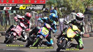 PERSAINGAN DEVIN 144 vs ANGGI GIANTURI 84 vs M RANGGA 308 - Roadrace Brigif Cimahi 28 Mei 2022