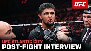 Nursulton Ruziboev Post-Fight Interview  UFC Atlantic City