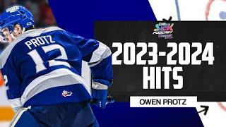 Canadiens Prospect Owen Protz 2023-2024 Hits - McCaggs Sick Prospects #10