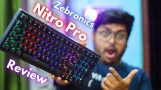 Zebronics Nitro Pro With Outemo Red Switch  Zebronics K6000MW