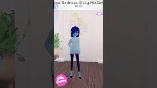 ROBLOX PERO SÓLO PUEDES VESTIRTE DE TRISTEZA *DRESS TO IMPRESS*  #shorts #parati #viral #roblox