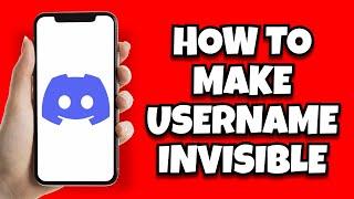 How to Make Discord Username Invisible  Working 