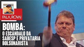 Privatização da Sabesp além de um escândalo é um passo de Tarcisio na disputa presidencial