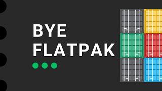 BYE FLATPAK Linux Mint  LMDE without Flatpak