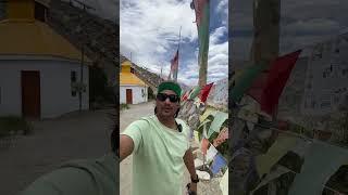 Himachal temple near China border 🫡 #leh #spiti #indiantravel #himalayas #mountains #spitilife