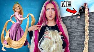 I Survived in the World’s LONGEST HAIR EXTENSIONS