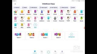 Teacher Roleplay on class dojo. Teaching childcarepreschool students pt.1