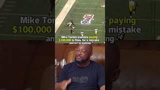 Mike Tomlin had to pay $100000 for this mistake  #nfl #shorts