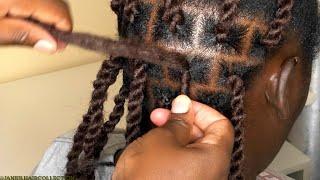 Two Strand Twist Hairstyle For Natural Hair  Easiest Step by Step