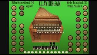 Claviorganum Bach preludes 939 and 940