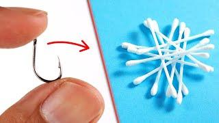 7 Secret Uses of Cotton Buds for Fishing 