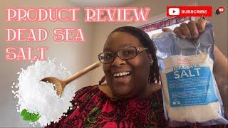 DEAD SEA SALT PRODUCT REVIEW IS IT WORTH TRYING #DeadSeaSalt