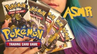 Pokemon TCG ASMR- Opening 6 Legendary Treasures Booster Packs Whispering with Crinkling