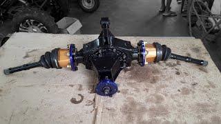 Rear Differential convert to front differential  4WD Buggy Project Part 1