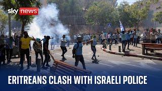 Tel Aviv Eritrean asylum seekers clash with Israeli police