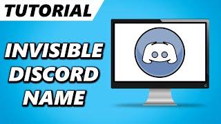 How to Get Invisible Username on Discord Blank Discord Name