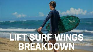 Lift Hydrofoil Surf Wing Collection