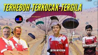 BTR RYZEN DAN BTR LUXXY DIKERJAIN MINANG KOCAK - PUBG MOBILE INDONESIA