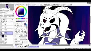 SpeedPaint Asriel Dreemurr Undertale