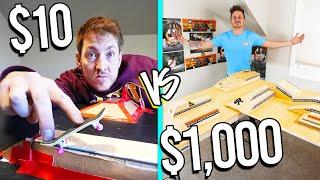 $10 VS $1000 FINGERBOARD PARKS *BUDGET CHALLENGE*