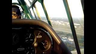 Setting up for landing in a T-6 with the Canadian Harvards