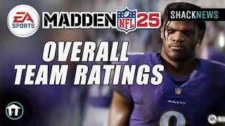 Madden NFL 25 - Overall Team Ratings