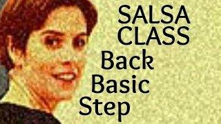 Salsa Basic Back Step from Salsa class for beginners 422