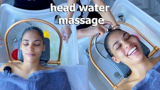 ASMR THE MOST RELAXING HEAD WATER MASSAGE