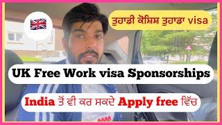 Uk free visa sponsorships jobsUk work permit 2024 Uk free visa sponsorship 2024