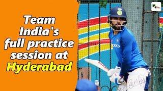 Watch Indian cricket teams full practice session ahead of 1st ODI  India vs Australia