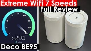 TP-Link Deco BE95 Full Review  WiFi 7  Speed Tests Range Tests Deco App and Much More...