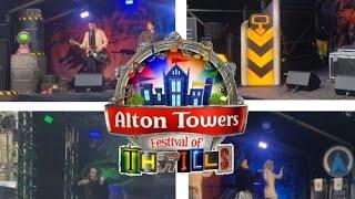 Alton Towers Festival of Thrills  All Live Shows & Performances