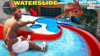 GTA 5  Franklin Opening a Water Park in Franklins House in GTA 5 