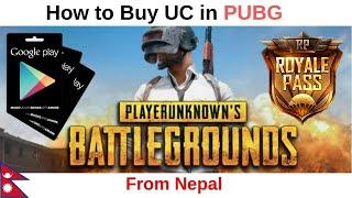 How to buy UC in PUBG Mobile in Nepal Using Google Play Gift Card