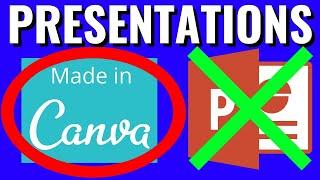 Presentation Tutorial How To Make a Presentation in Canva FREE & EASY