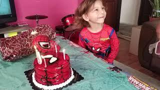 Yaman 4. Doğum Günü - Spiderman Theme - Spiderman Birthday - Spiderman cosplay