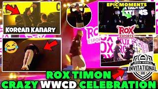 ROX Timon Crazy WWCD Celebration  India Korea Lan Highlights  EPIC MOMENTS 