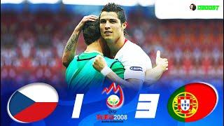 Czech Republic 1-3 Portugal - EURO 2008 - Deco Ronaldo Quaresma - FHD